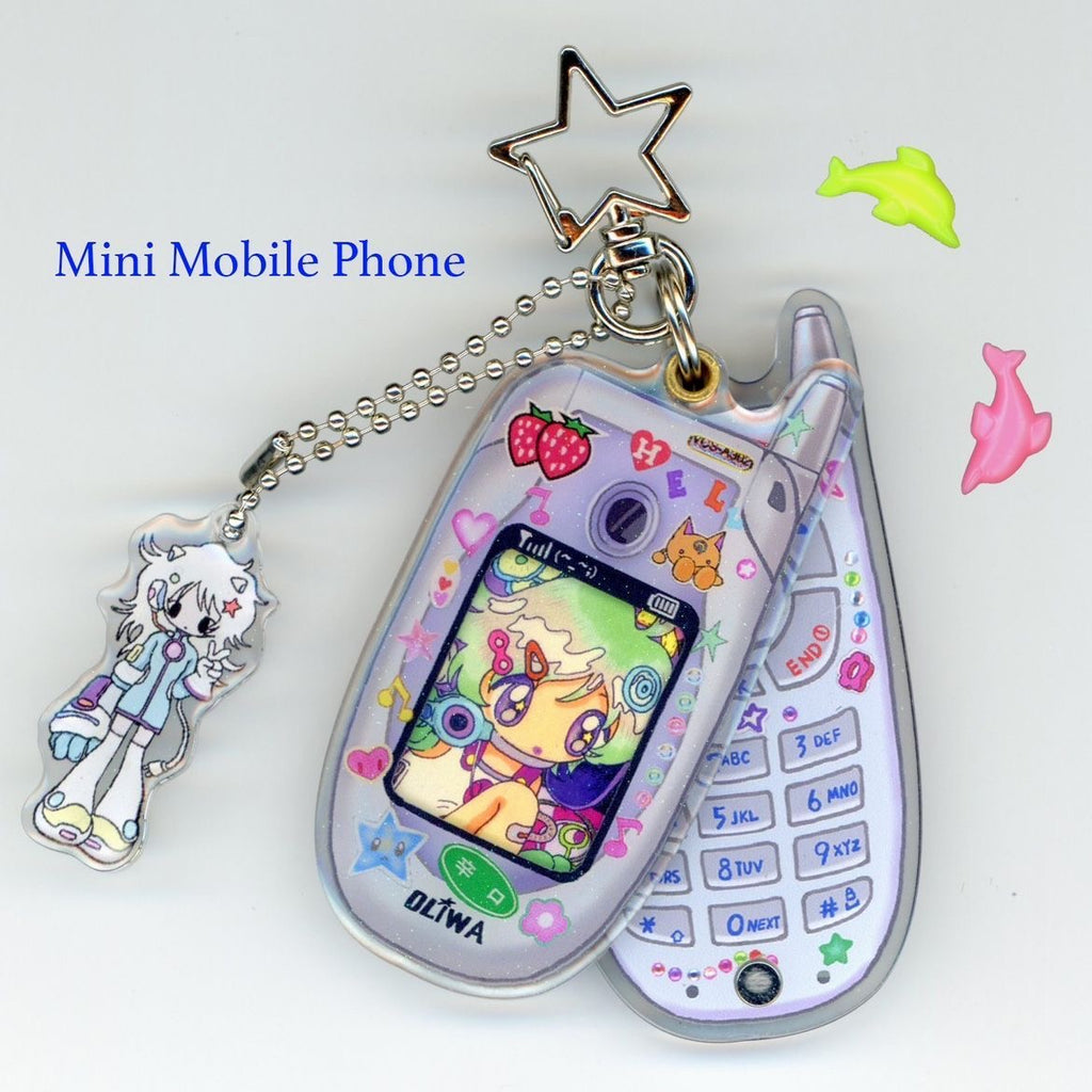 Mini Mobile Phone anime charm