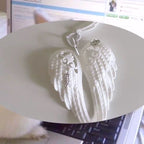 Angel's wings bag charm