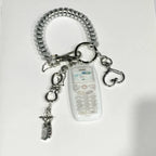 Mobile phone-shaped charm